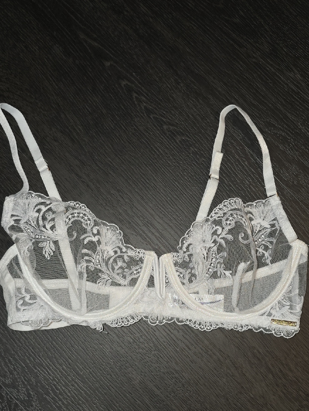 Bluebella White Sheer Lace Underwire Bra
